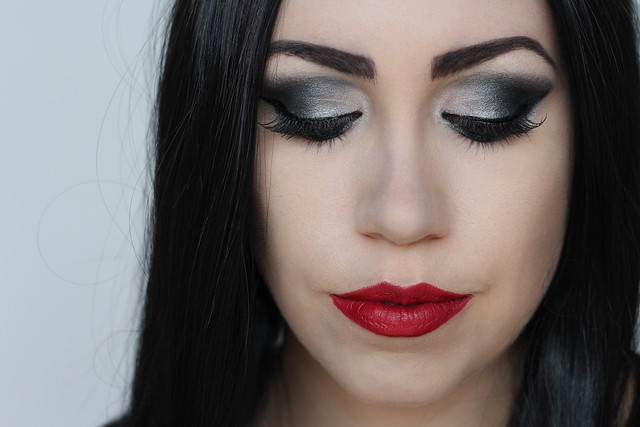 Morticia Addams Halloween Makeup Tutorial | Costume Gothic Scary Creepy