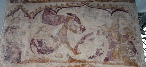 Wall painting - the life of St Catherine (4)