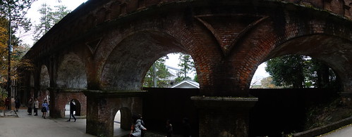 Nanzenji historic water way bridge Suirokaku 08