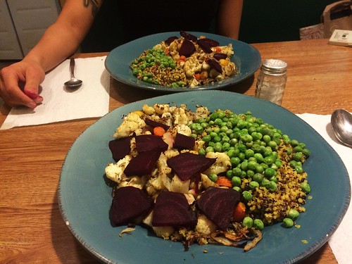 Peas and Beets Dinner with Ana (Dec 3 2015)