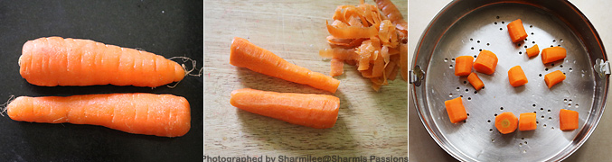 How to make Carrot Kesari Recipe  - Step1