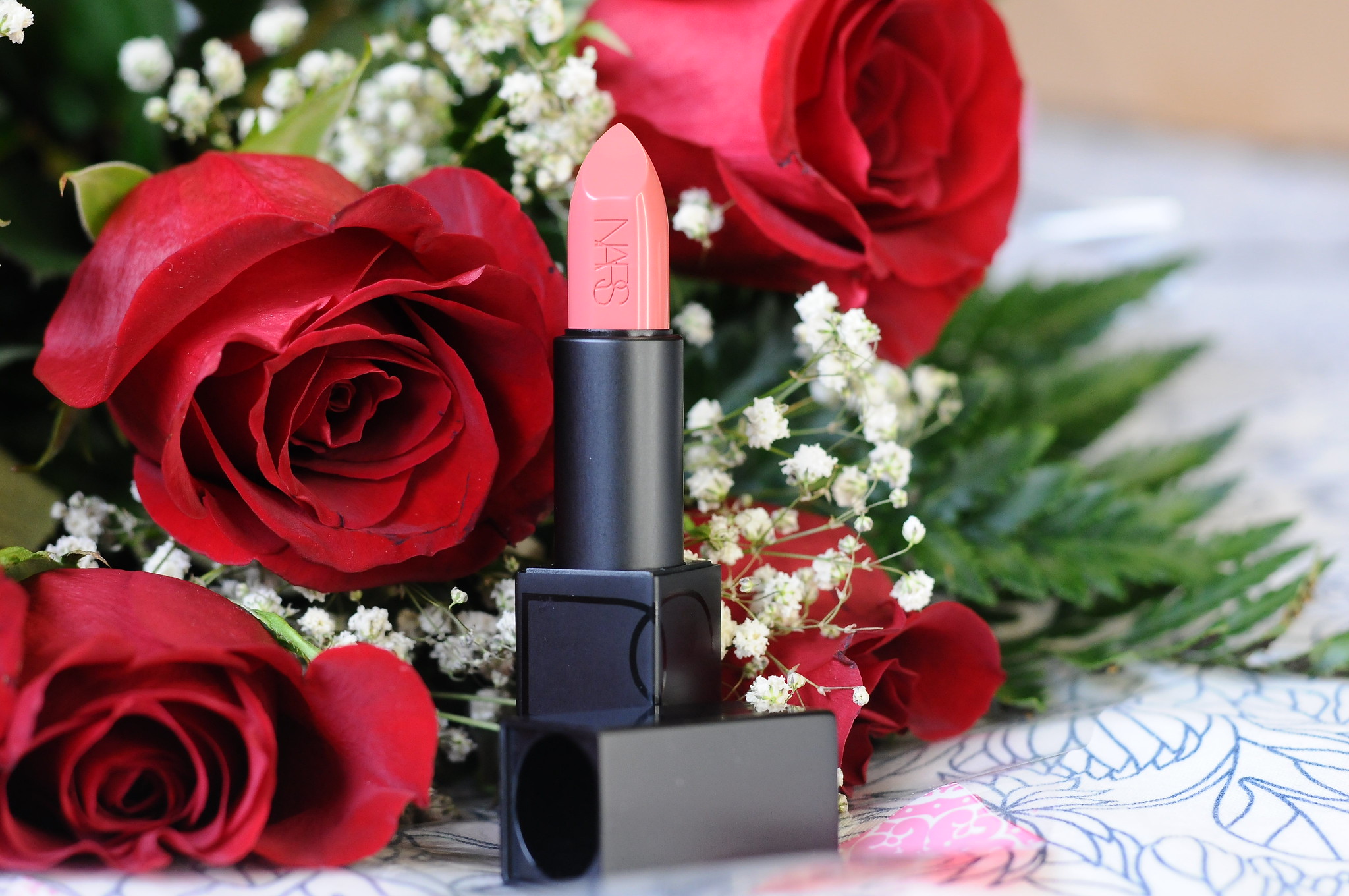 NARS Audacious Lipstick in Brigitte review and swatches - Ingrid Hughes  Beauty