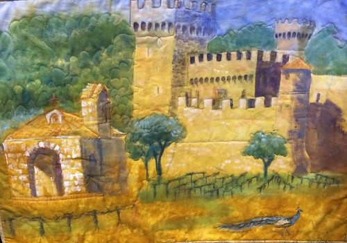 Castello di Amorosa II~ Quilt by Mary Barry