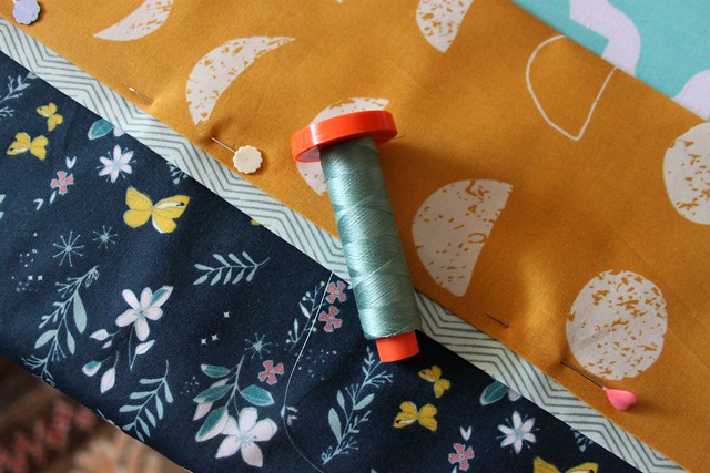 Stitched with Aurifil - Jade