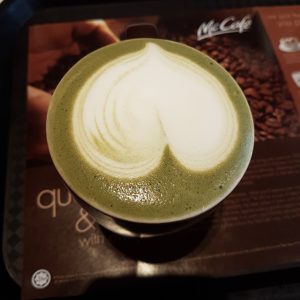 Green Tea Latte (M) $11.50 @ McCafe Main Place