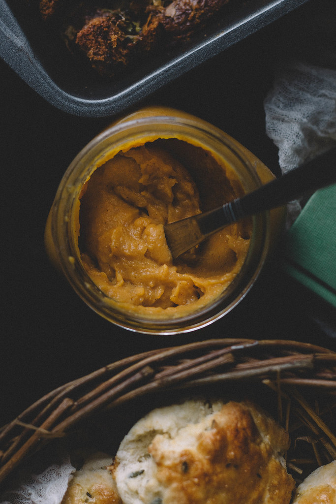 Rosemary Biscuits with spiced butternut squash butter | TermiNatetor Kitchen