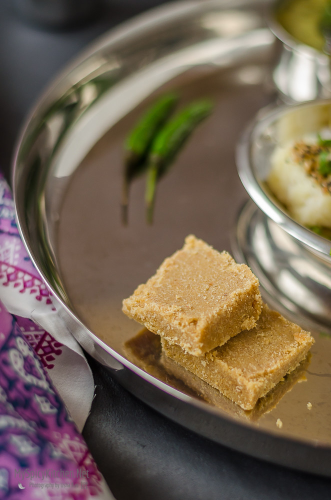 Indian Fudge, Wheat Flour Jaggery Squares, Sukhdi, Indian Sweet, Gujarati Sweet, 