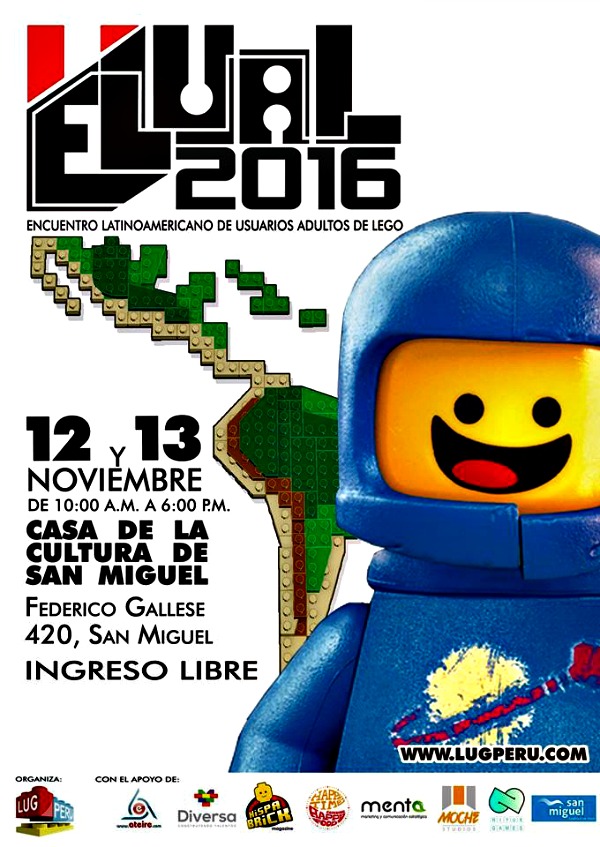 ELUAL 2016 | Exposición de LEGO en Lima