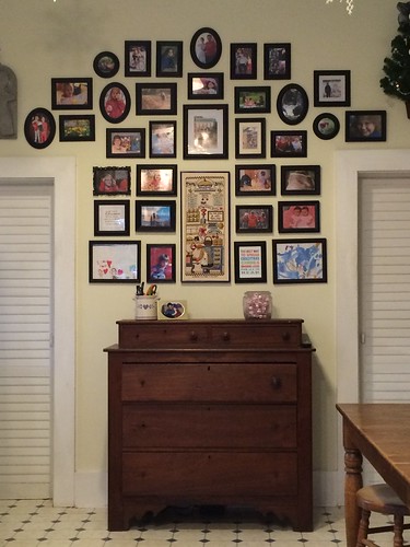 Kitchen photo wall