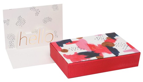 UWP Luxe Watercolor Hello Boxed Note Cards