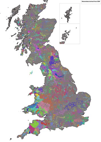 River Systems of Great Britain (derived from OSM)