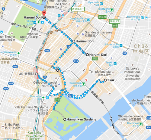 Día 11: Tsukiji, Ginza, Palacio, Estación de Tokyo, shinjuku y Godzilla - Luna de Miel por libre en Japon Octubre 2015 (3)
