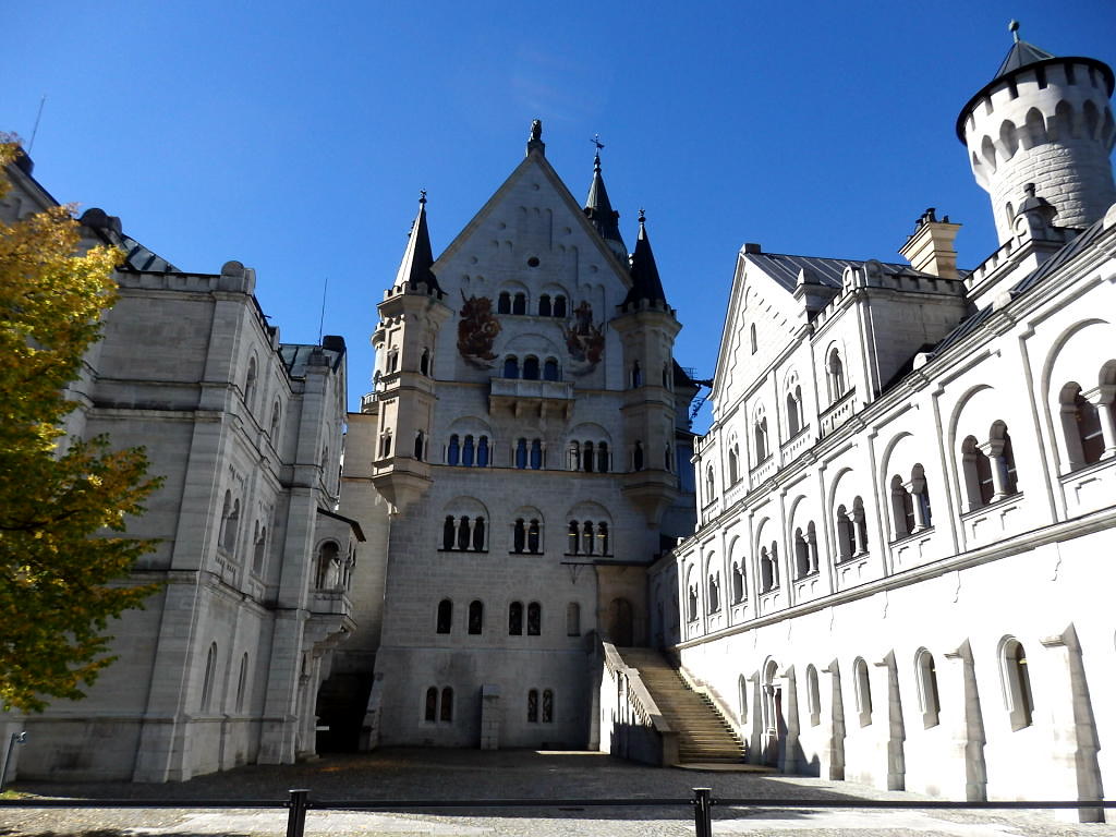 室外 ノイシュヴァンシュタイン城 木彫壁掛け neuschwanstein castl