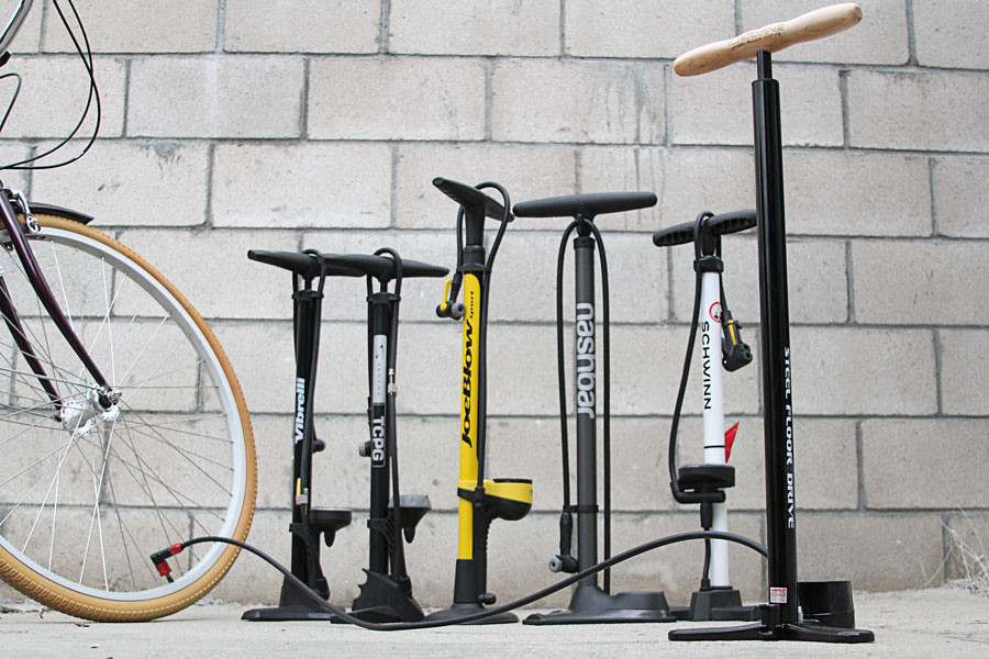 Bike Wheel And Six Bicycle Floor Pumps Www Yourbestdigs Co Flickr