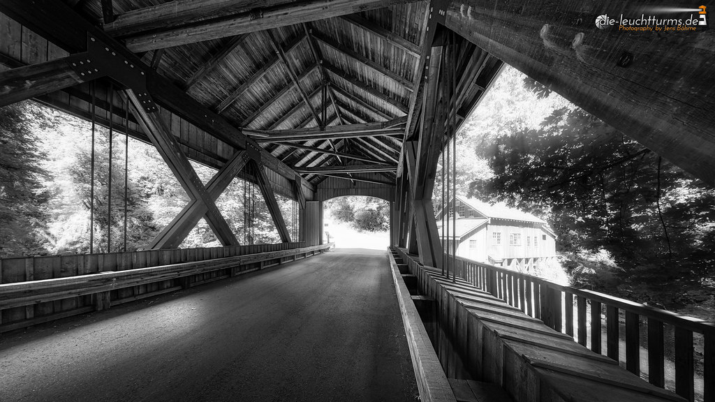 Covered Bridge and Cedar Greek Grist Mill