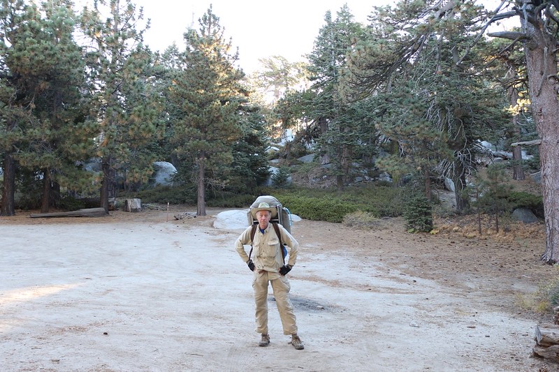 Me at the Fuller Ridge Trailhead ready to hike