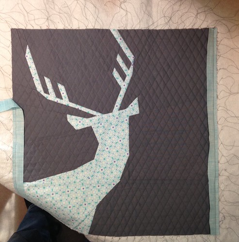 Quilting process shot