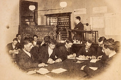 Chemistry/Pharmacy students at Brisbane Technical College in 1894