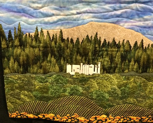 Sterling Winery From Highway 29~ Quilt by Ina Block