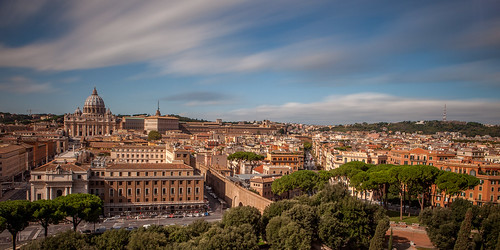 View over Rome... from Castle san Angelo