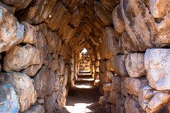 Masonry tunnel, Tiryns
