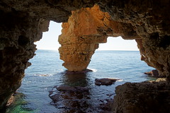 Cueva de los arcos. Benitachell, Alicante.