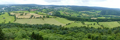 Auf dem 18m-Aussichtsurm Geisingberg bei Altenberg