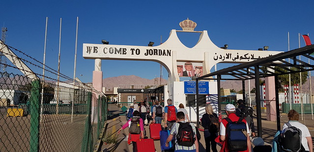 Grenzübergang nach Jordanien