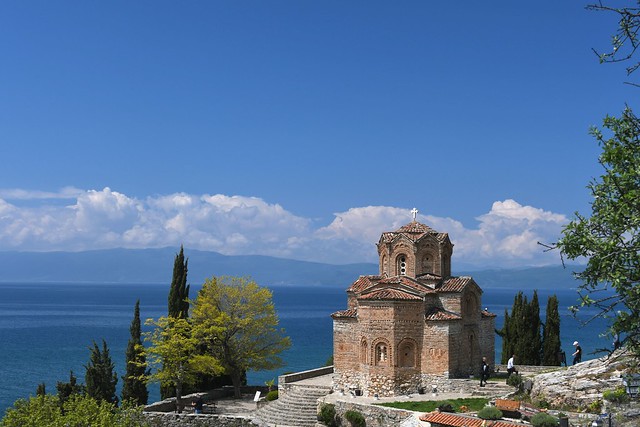 Ohrid, Kirche des Heiligen Johannes von Kaneo (Sveti Jovan Kaneo) (13. Jhdt.) / Охрид, Свети Јован Богослов Канео