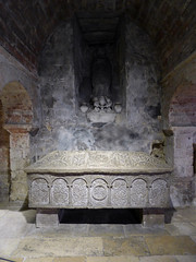 Bordeaux - Basilica of Saint-Seurin, crypt, sarcophagus