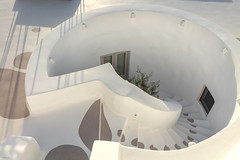 Spiral Stairs on Santorini