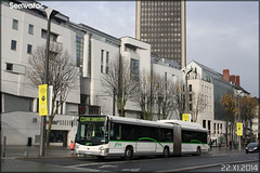 Heuliez Bus GX 427 GNV – Semitan (Société d'Économie MIxte des Transports en commun de l'Agglomération Nantaise) / TAN (Transports en commun de l'Agglomération Nantaise) n°278