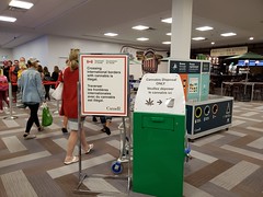 Cannabis disposal unit at the Halifax airport