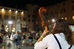 Ferrara buskers festival: double bass