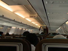 Interior of Garuda 737-800