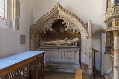Tomb of Sir Robert Herling and Lady Joan, Church of St Peter and St Paul, East Harling