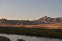 Araxe river on the  Nakhitchevan landscape