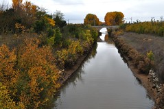 Canal de Castille, les écluses de Frómista, province de Palencia, Castille-León, Espagne.
