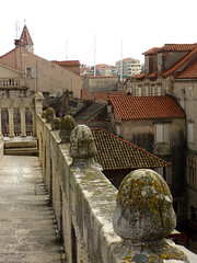 Trogir - cathedral of St lawrence, roof view (3)