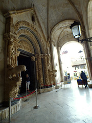 Trogir - cathedral of St lawrence, portico (2)