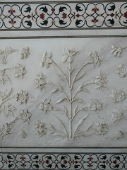 Plant motifs as decorations.
