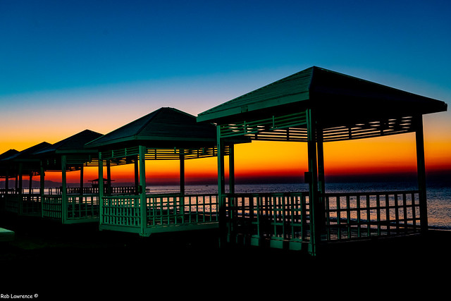 Sunrise Lara Beach Turkie .