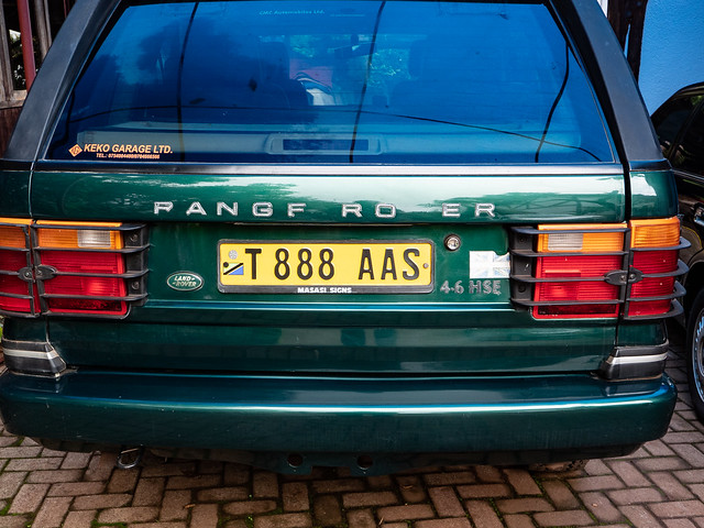 Tanzania Car Tag/License Plate