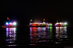 Barques psychédéliques - Varanasi (Bénarès) - Inde