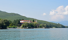 Rive macédonienne du lac Ohrid - Monastère Saint-Naum