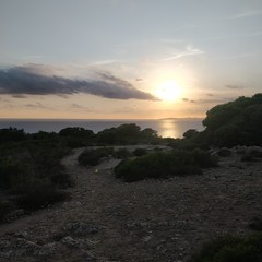 Sunset at Refugio de S'Aguila