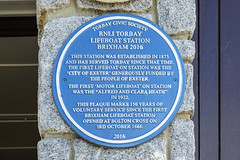 Torbay Lifeboat Station Plaque