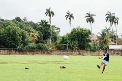 Kicking Football, Port Antonio Jamaica