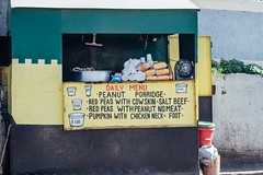 Peanut Porridge in Cafe, Castelton Jamaica