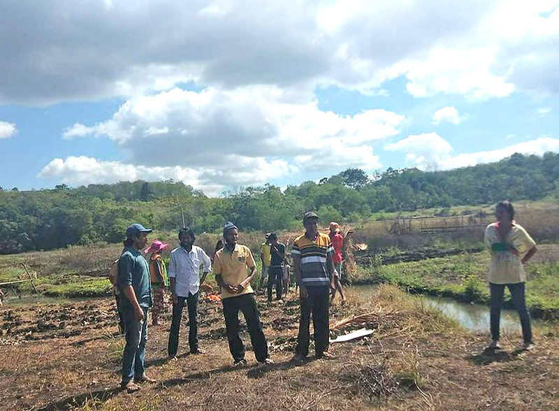 Kegiatan survey lahan oleh Yayasan Koordinasi Pengkajian & Pengelolaan Sumber Daya Alam (Koppesda)
